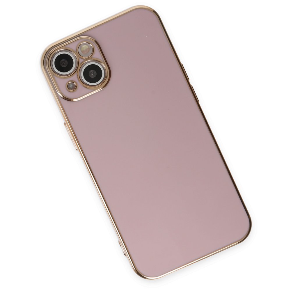  iPhone 14 Kılıf Volet Silikon - Mor
