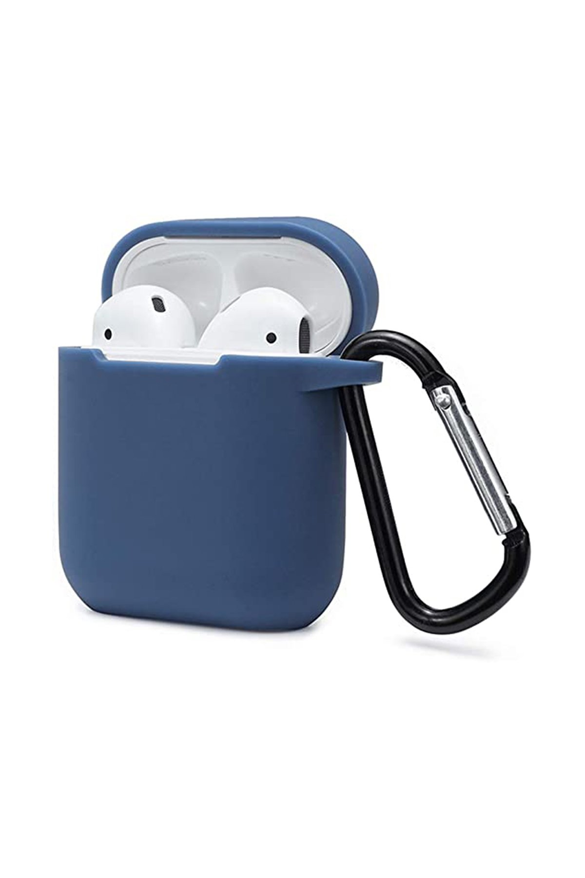 Airpods (1.nesil) Sert Silikon Kılıf - Lacivert Airpods (1.nesil) Sert Silikon Kılıf - Lacivert