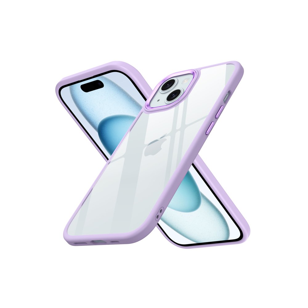  iPhone 15 Kılıf Power Silikon - Lila