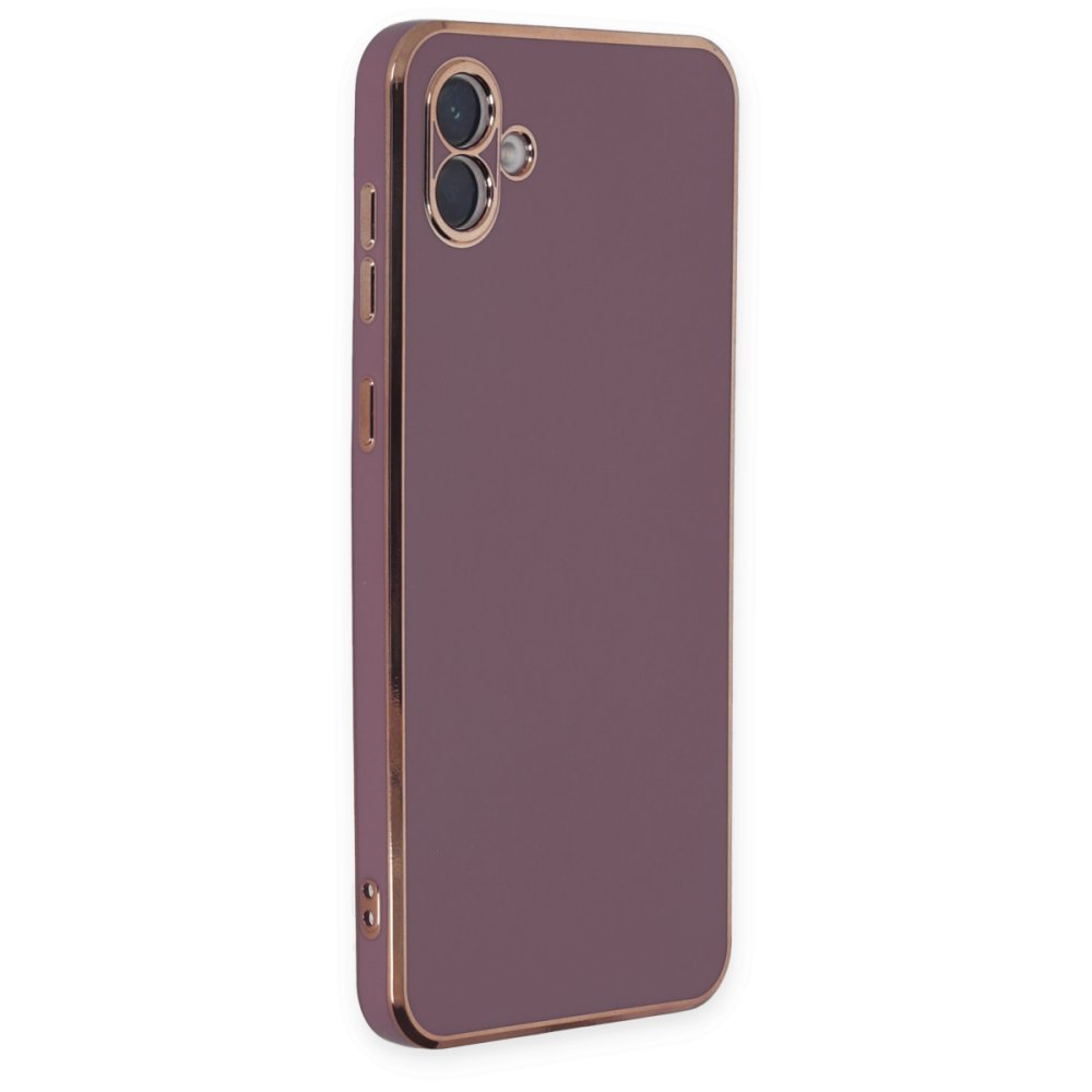  Samsung Galaxy A04 Kılıf Volet Silikon - Mor