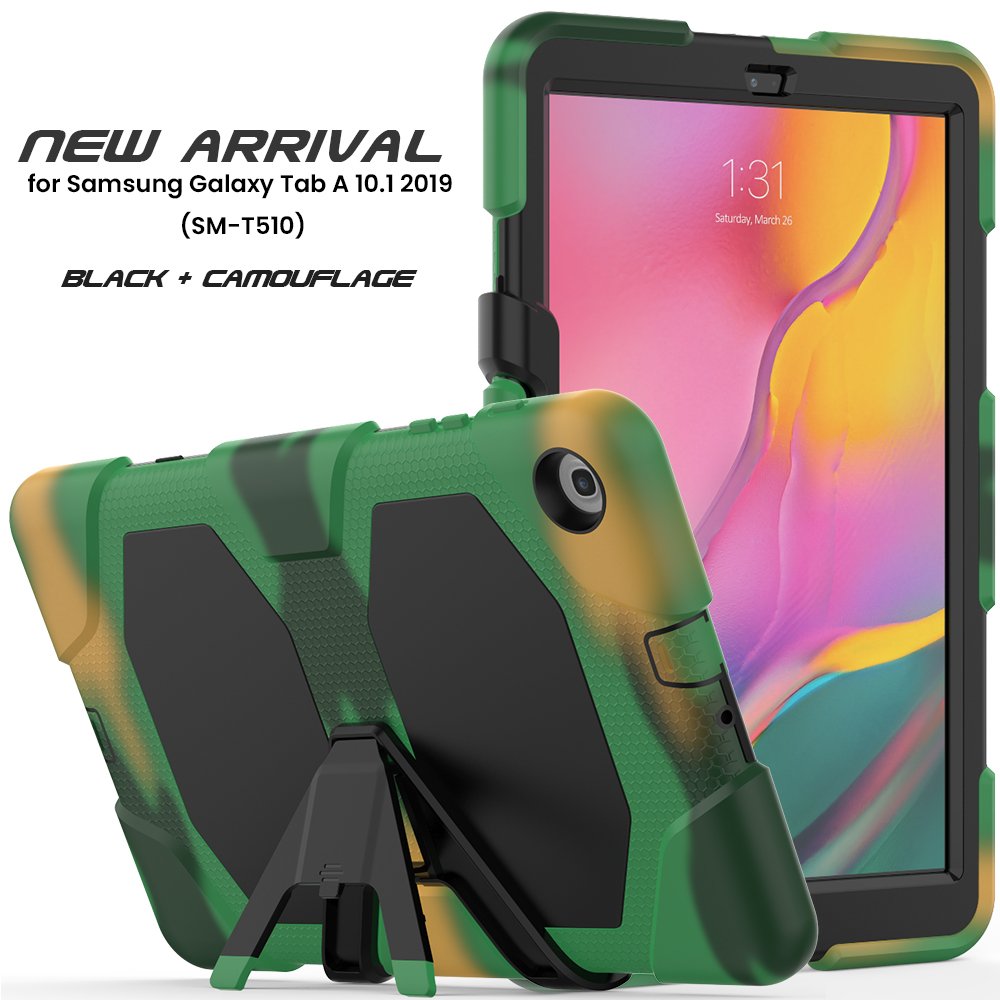  Samsung Galaxy T510 Tab A 10.1 Kılıf Griffin Tablet Kapak - Kamuflaj