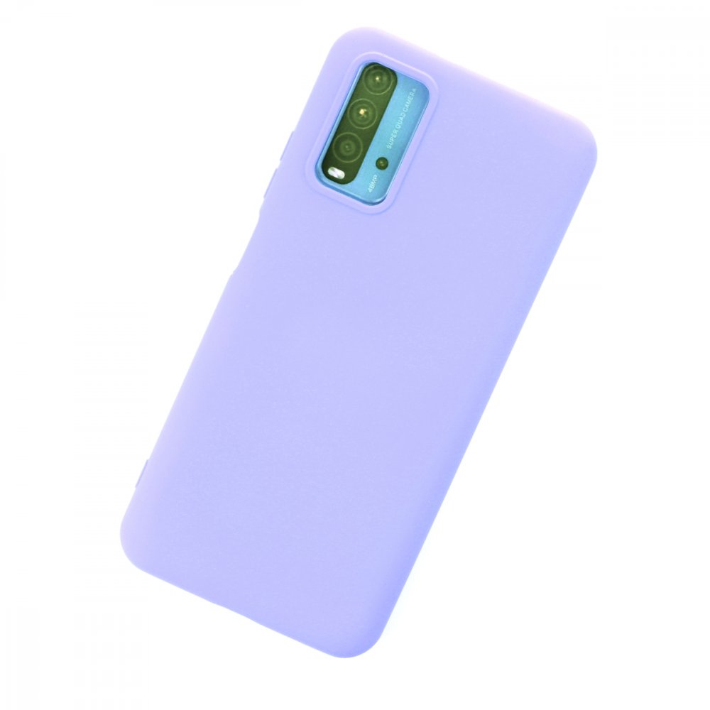 Redmi 9T Kılıf Nano içi Kadife Silikon - Lila