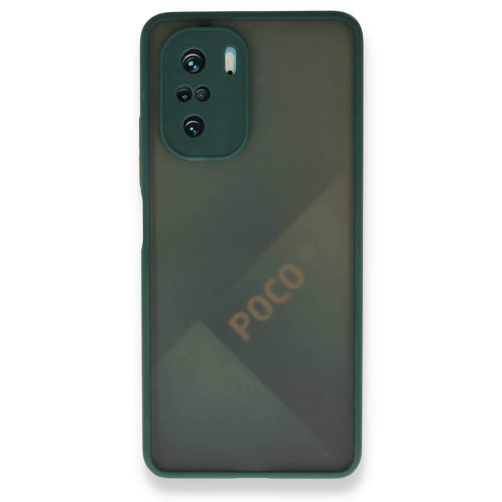 Redmi K40 Kılıf Montreal Silikon Kapak - Yeşil