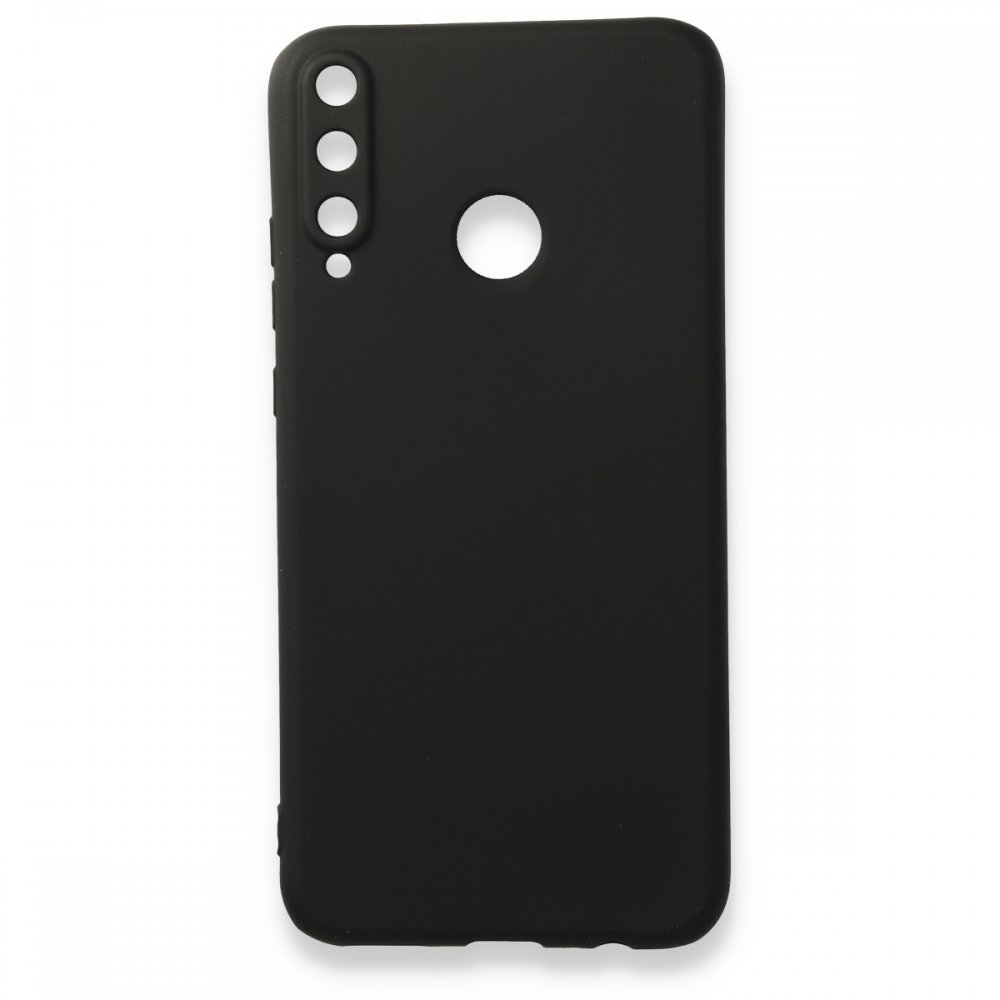 Huawei P40 Lite E Kılıf First Silikon - Siyah  Huawei P40 Lite E Kılıf First Silikon - Siyah