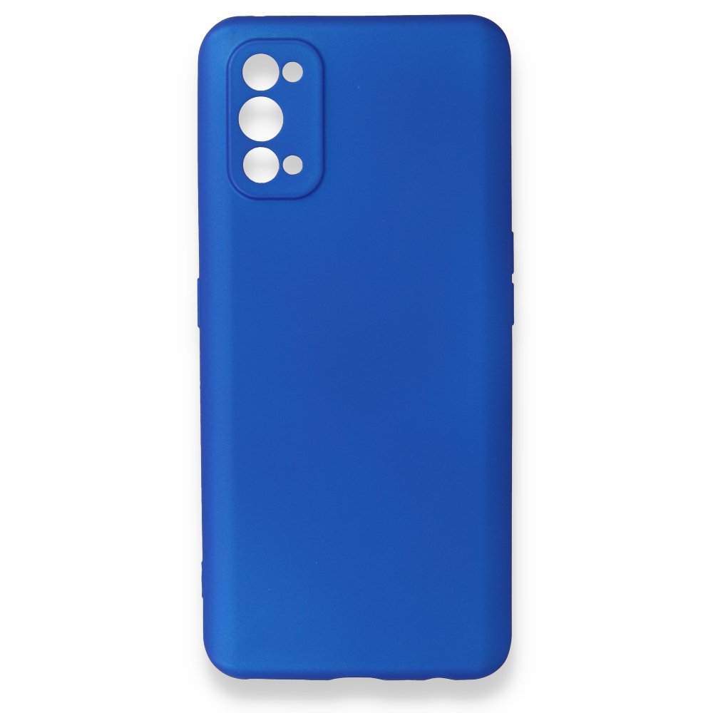 Realme 7 Pro Kılıf First Silikon - Mavi  Realme 7 Pro Kılıf First Silikon - Mavi