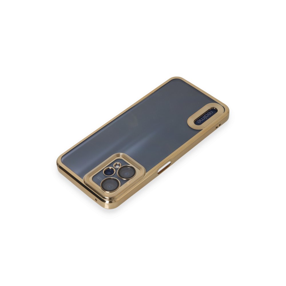 Realme 9 Pro 5G Kılıf Slot Silikon - Gold  Realme 9 Pro 5G Kılıf Slot Silikon - Gold
