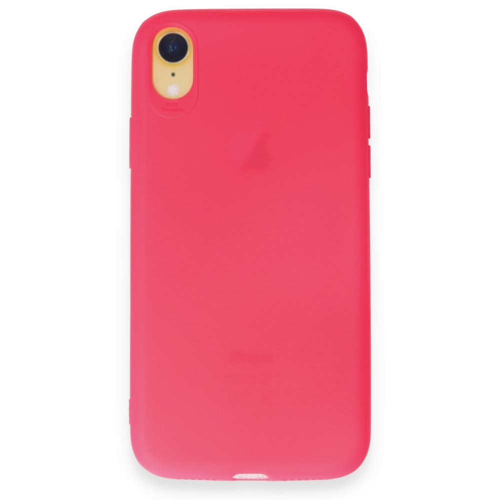  iPhone XR Kılıf First Silikon - Pembe