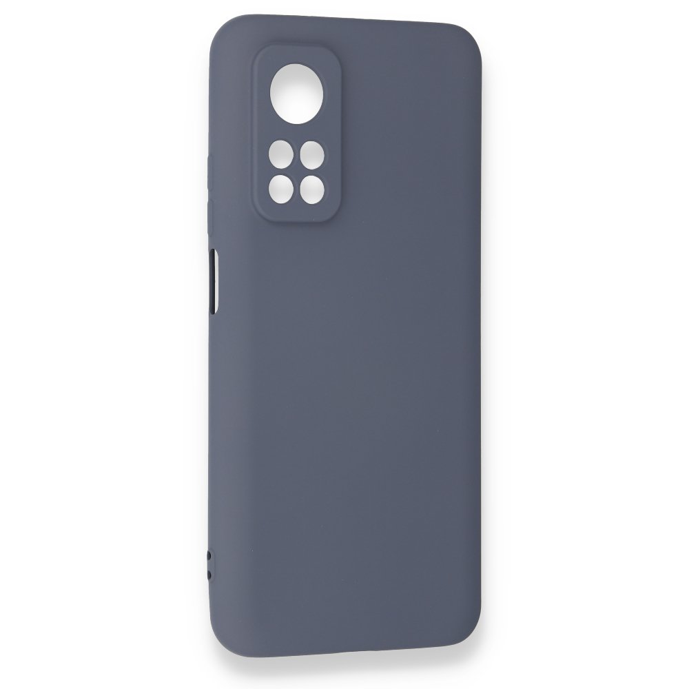  Xiaomi Mi 10T Pro Kılıf Nano içi Kadife Silikon - Gri