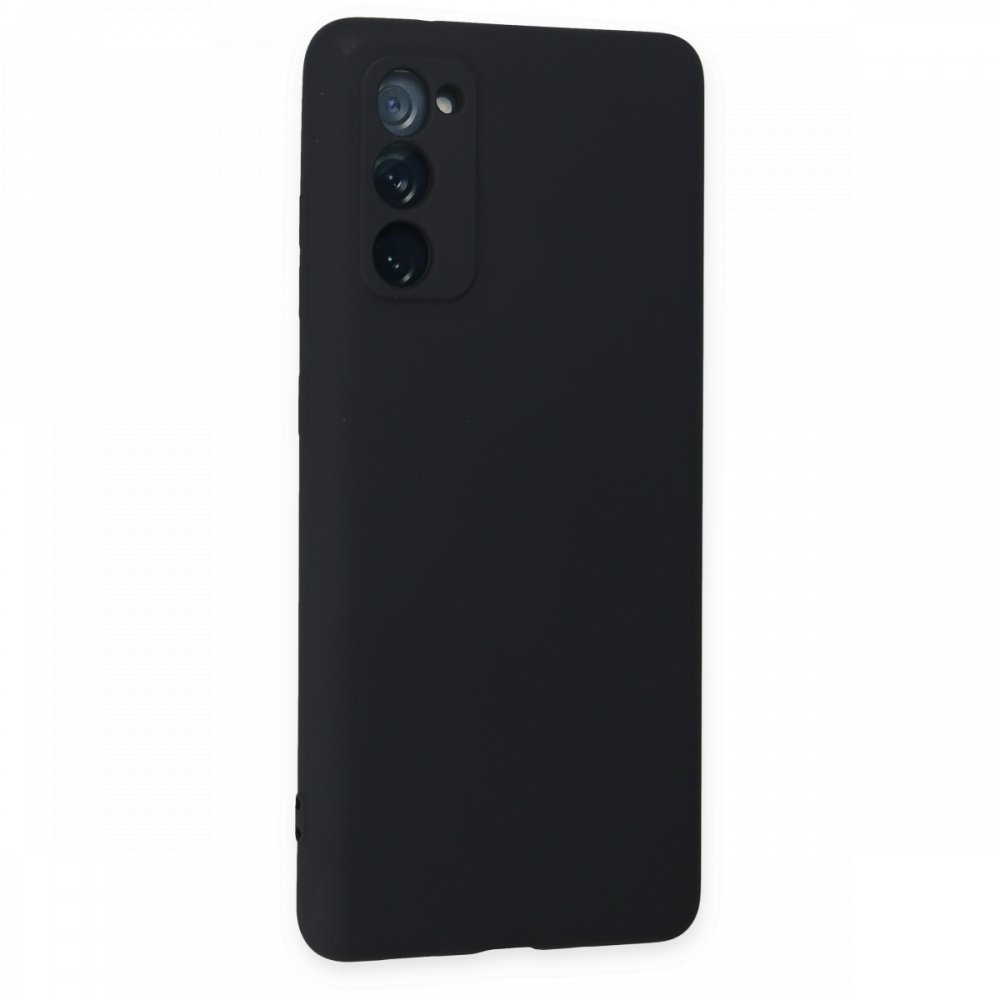  Samsung Galaxy S20 FE Kılıf Nano içi Kadife Silikon - Lacivert