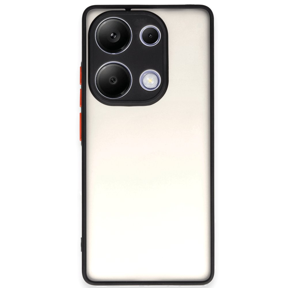 Redmi Note 13 Pro 4G Kılıf Montreal Silikon Kapak - Siyah