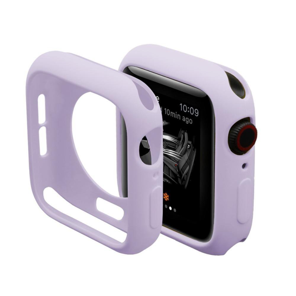 Apple Watch 40mm Silikon Alt Kasa - Lila Apple Watch 40mm Silikon Alt Kasa - Lila