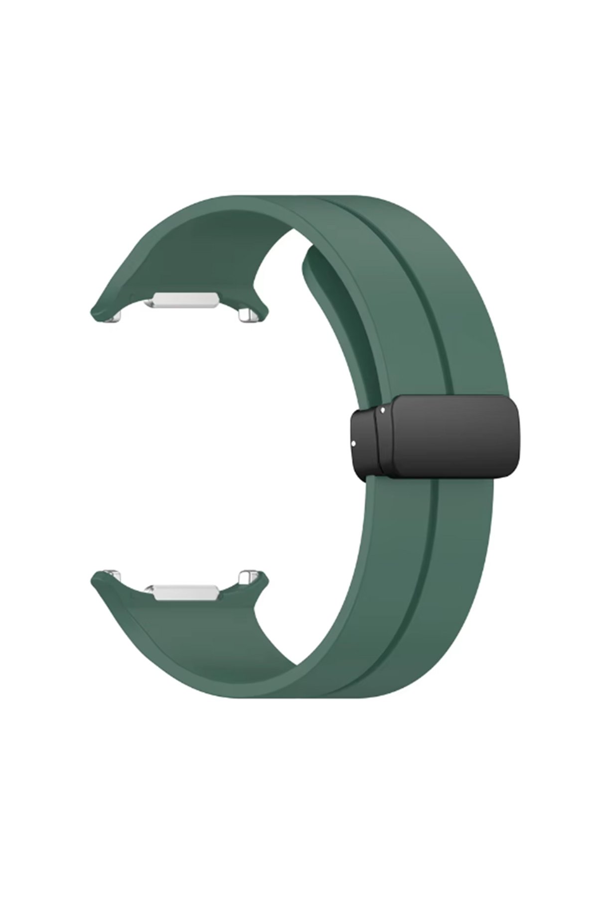  Watch 7 Ultra KR418 Tender Silikon Kordon - Koyu Yeşil
