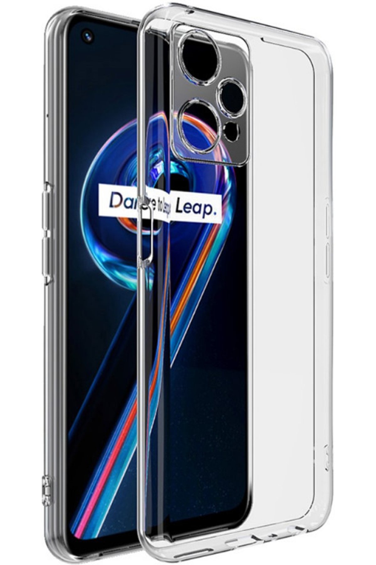  Realme 9 Pro 5G Kılıf Lüx Şeffaf Silikon
