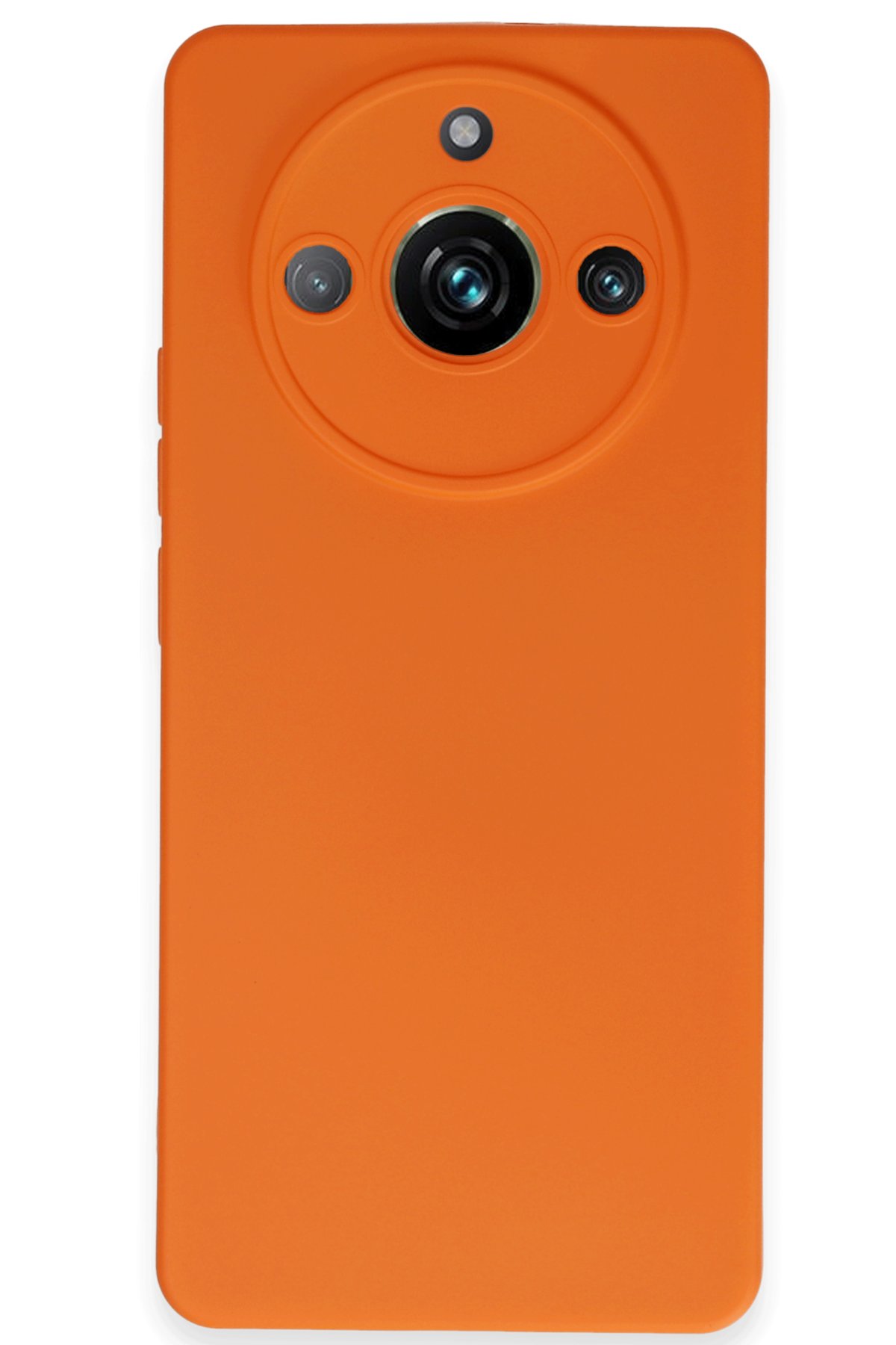 Realme 11 Pro Kılıf Nano içi Kadife Silikon - Turuncu Realme 11 Pro Kılıf Nano içi Kadife Silikon - Turuncu