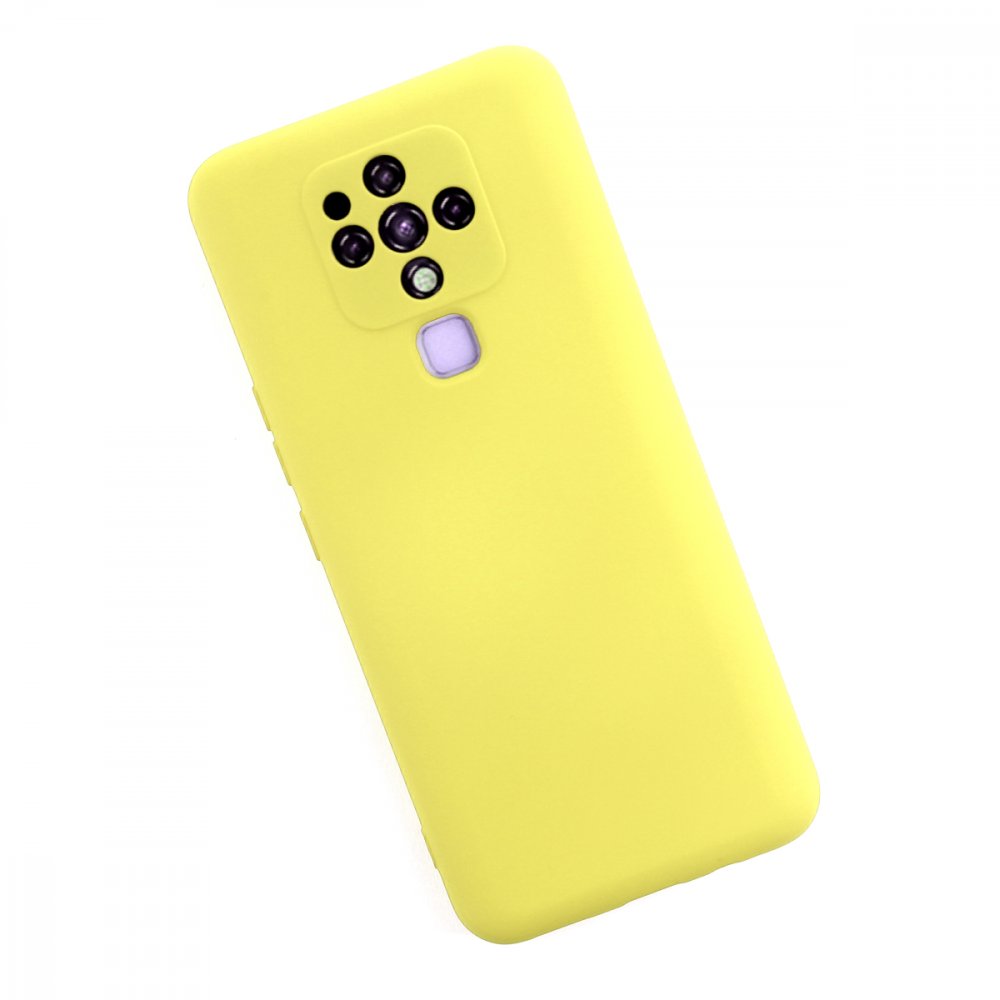 Tecno Camon 16 Kılıf Nano içi Kadife Silikon - Sarı Tecno Camon 16 Kılıf Nano içi Kadife Silikon - Sarı