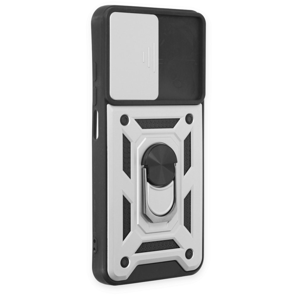 Xiaomi Pocophone M3 Kılıf Pars Lens Yüzüklü Silikon - Gümüş Xiaomi Pocophone M3 Kılıf Pars Lens Yüzüklü Silikon - Gümüş