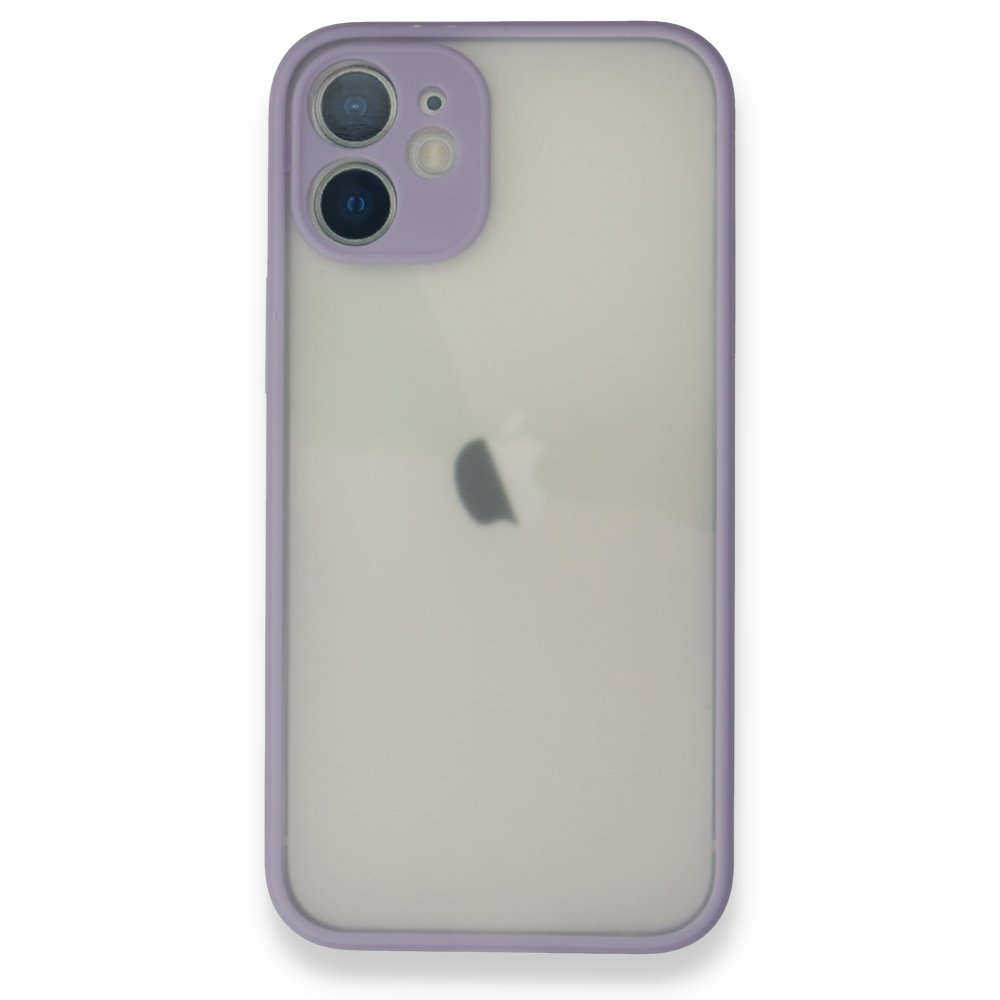  iPhone 11 Pro Max Kılıf Montreal Silikon Kapak - Mor