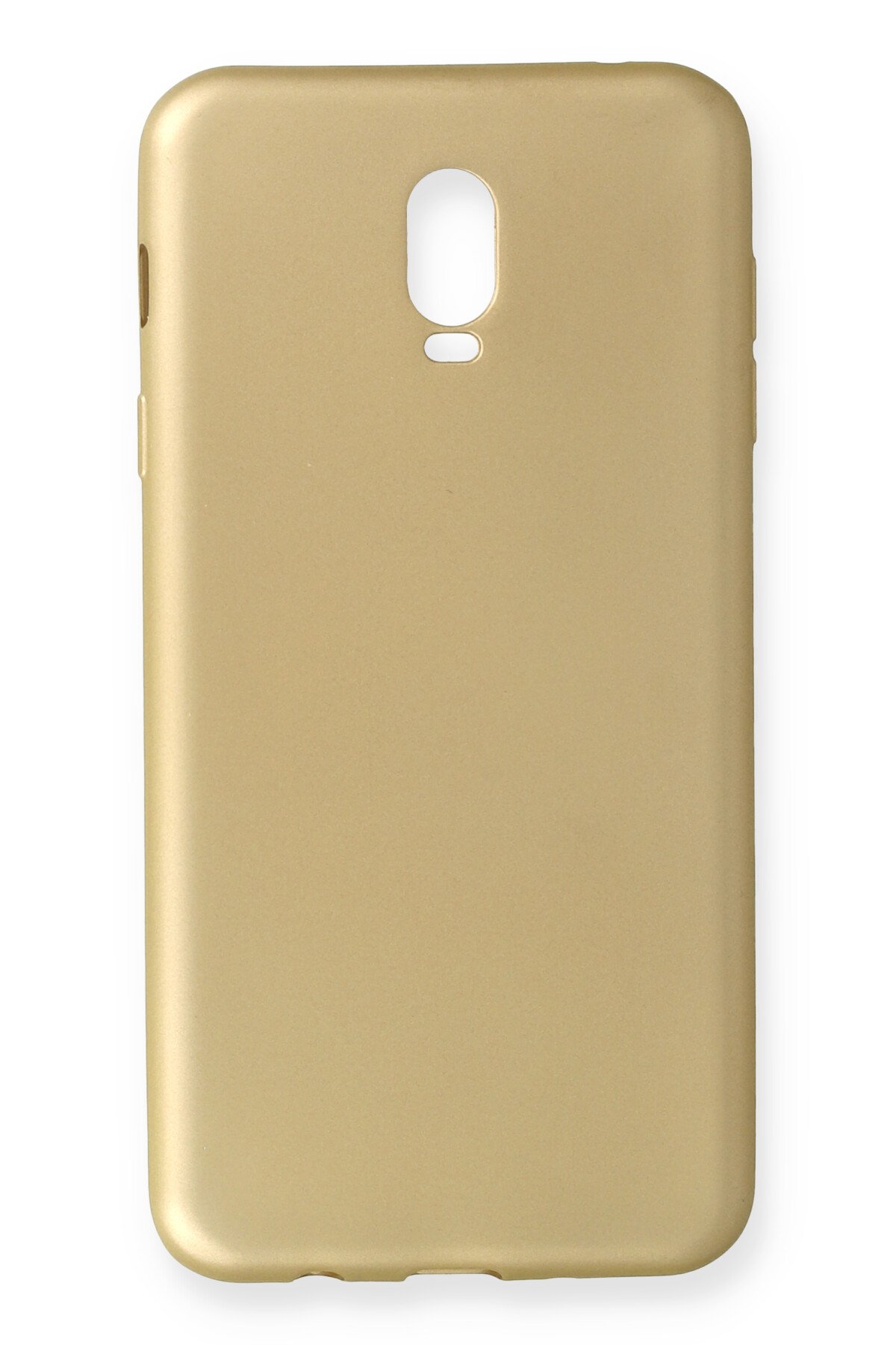  Samsung Galaxy C8 Kılıf First Silikon - Gold