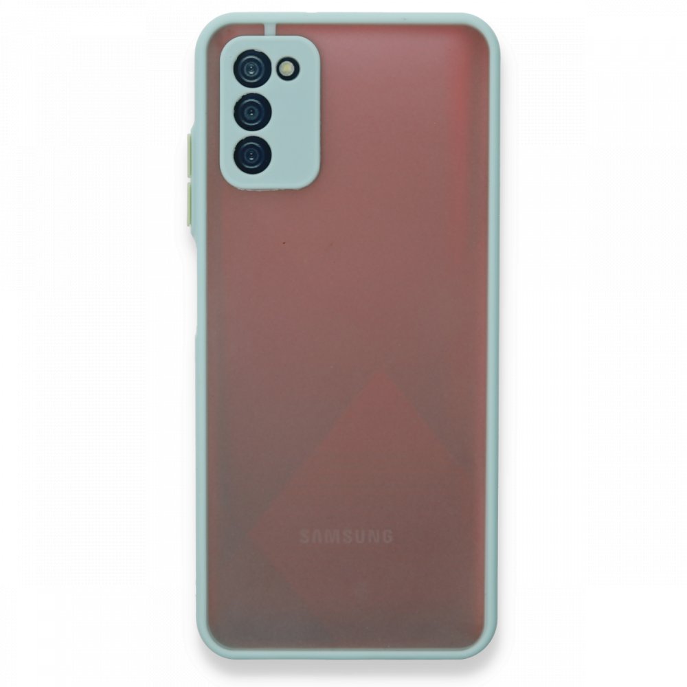  Samsung Galaxy A03S Kılıf Montreal Silikon Kapak - Turkuaz