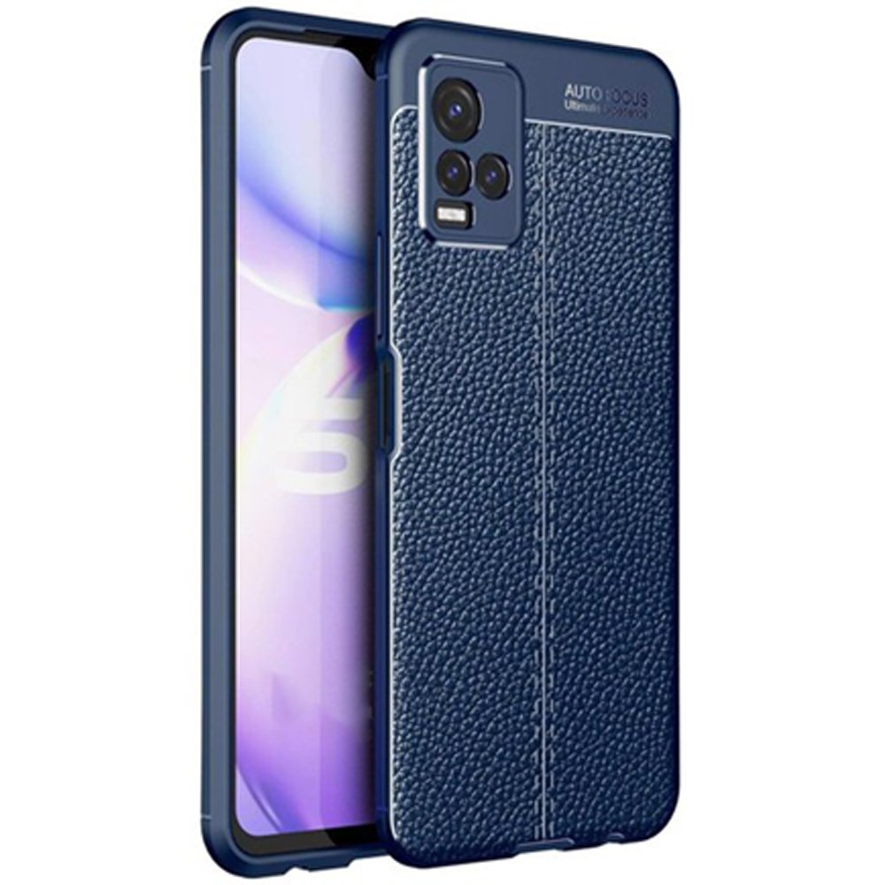  Vivo Y21 Kılıf Auto Focus Kapak - Lacivert