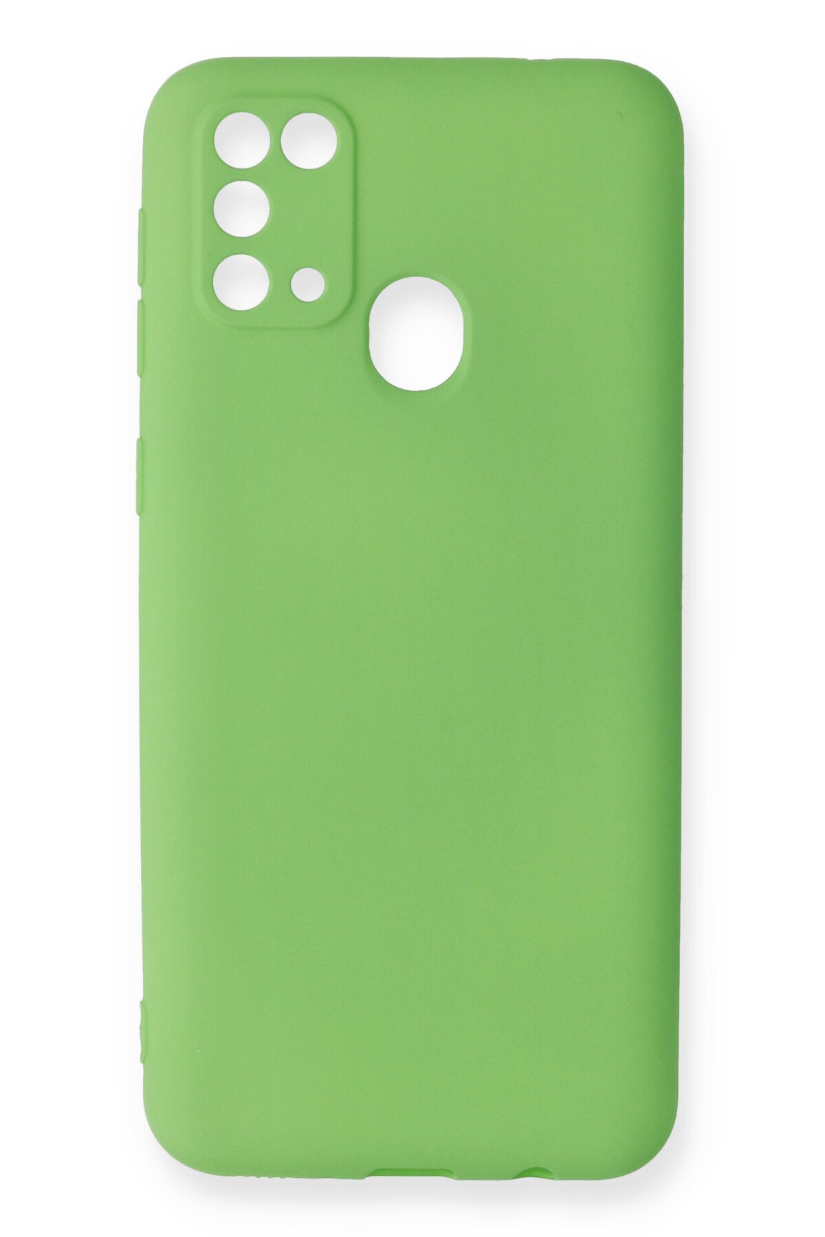  Samsung Galaxy M31 Kılıf First Silikon - Yeşil