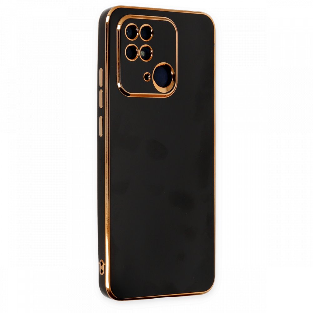 Xiaomi Poco C40 Kılıf Volet Silikon - Siyah Xiaomi Poco C40 Kılıf Volet Silikon - Siyah