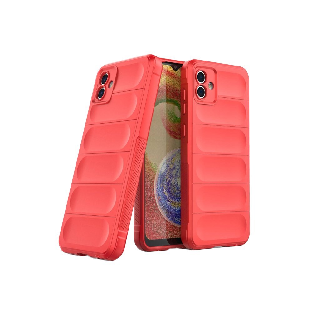  Samsung Galaxy A06 Kılıf Optimum Silikon - Kırmızı