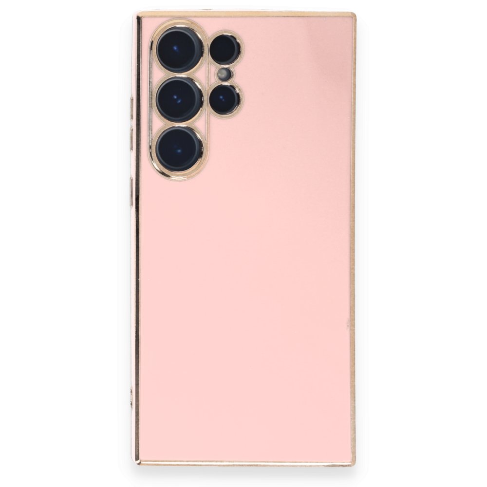  Samsung Galaxy S23 Ultra Kılıf Volet Silikon - Pembe