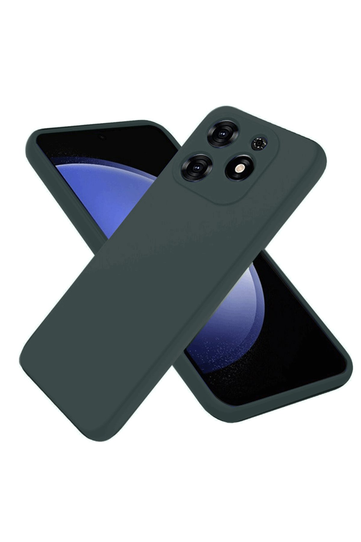 Tecno Spark 20C Kılıf First Silikon - Koyu Yeşil Tecno Spark 20C Kılıf First Silikon - Koyu Yeşil
