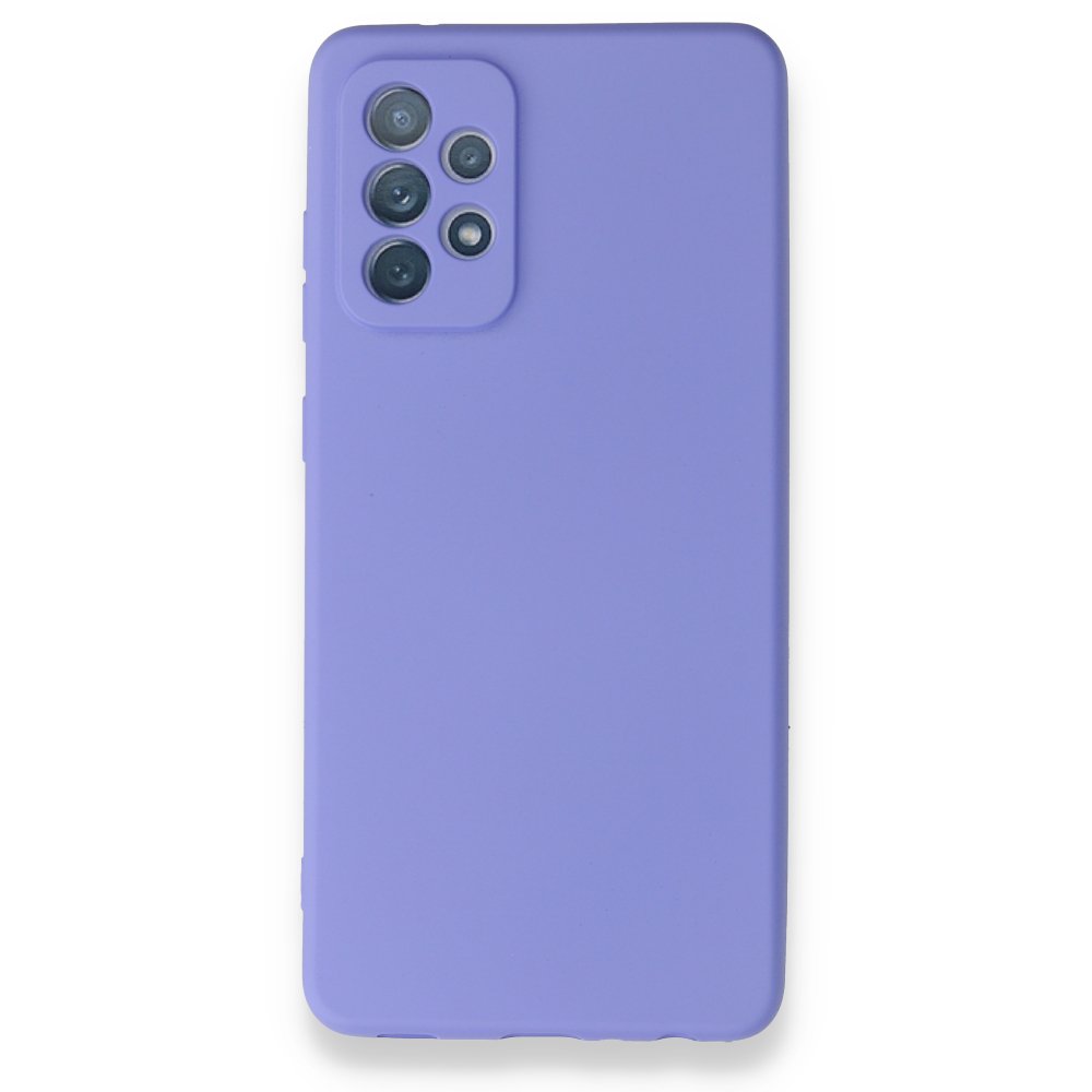  Samsung Galaxy A72 Kılıf First Silikon - Lila