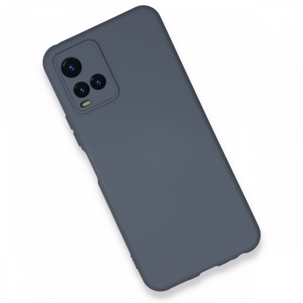  Vivo Y33S Kılıf Nano içi Kadife Silikon - Gri