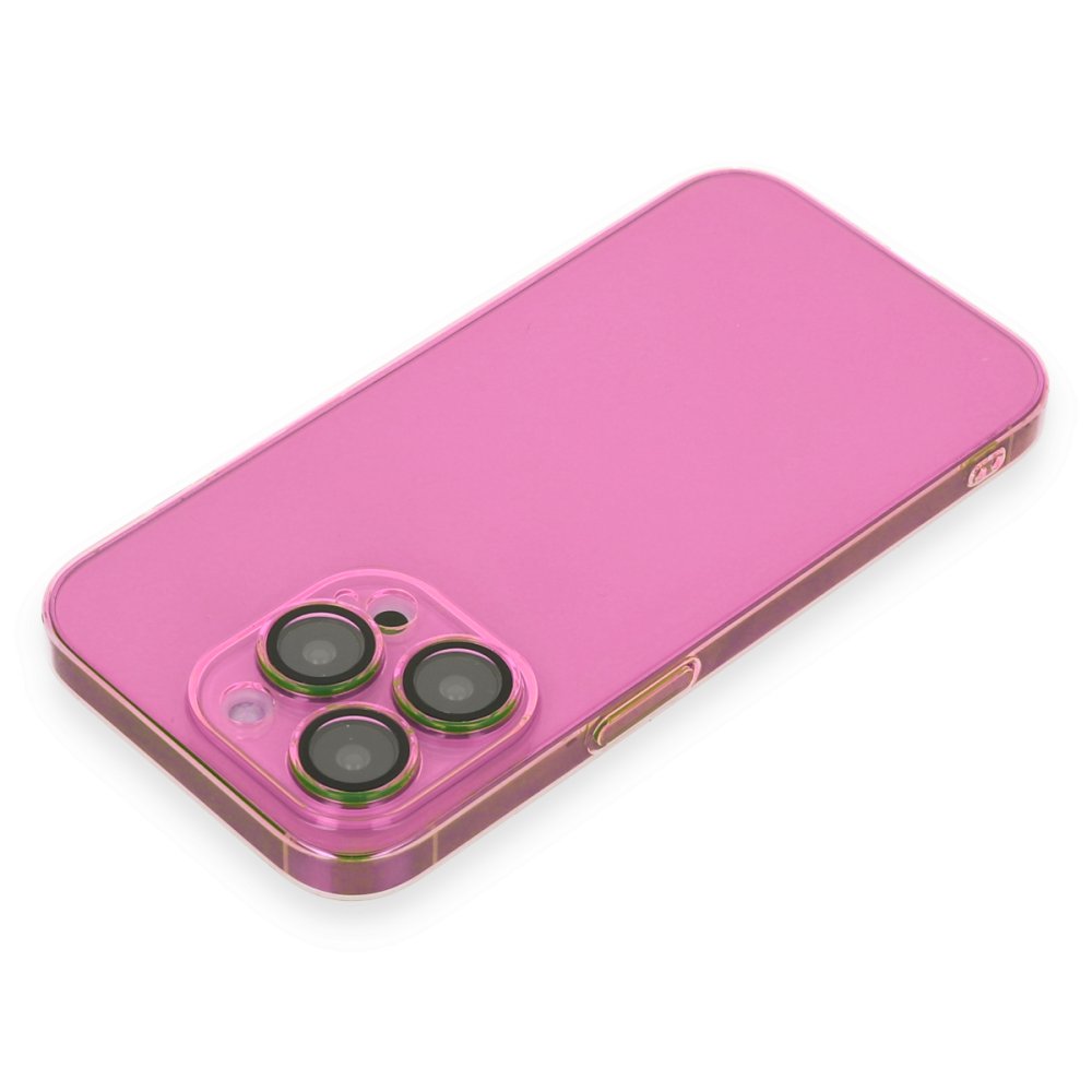 iPhone 14 Pro Kılıf Armada Lensli Kapak - Pembe  iPhone 14 Pro Kılıf Armada Lensli Kapak - Pembe