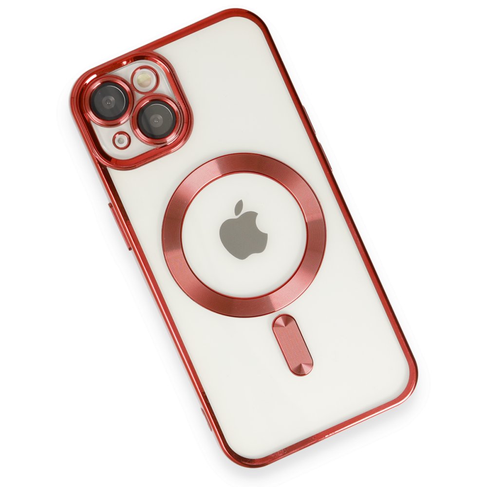  iPhone 14 Kılıf Kross Magneticsafe Kapak - Kırmızı
