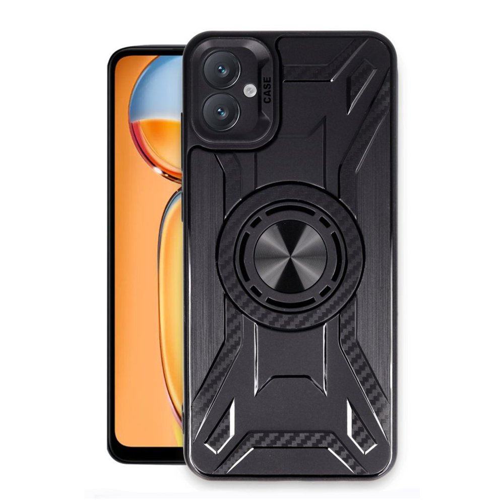  Samsung Galaxy A05 Kılıf Lincoln Silikon - Siyah