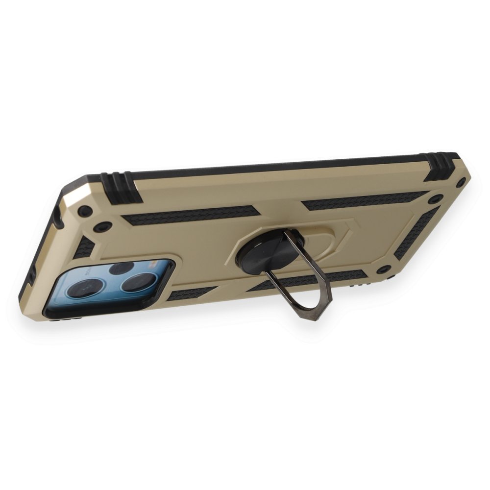 Redmi Note 12 Pro 5G Kılıf Sofya Yüzüklü Silikon Kapak - Gold Redmi Note 12 Pro 5G Kılıf Sofya Yüzüklü Silikon Kapak - Gold