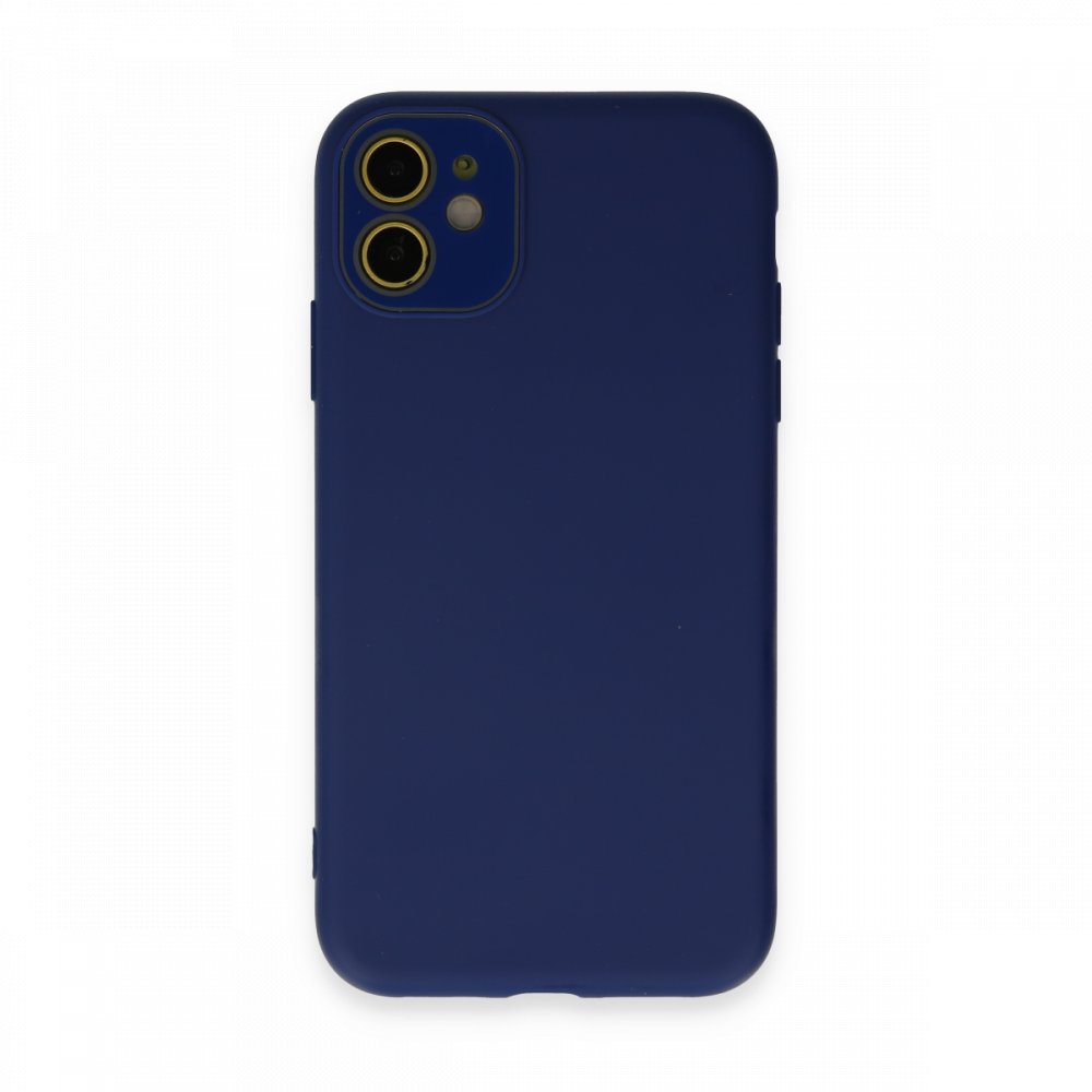 iPhone 12 Kılıf Lansman Glass Kapak - Sky Blue iPhone 12 Kılıf Lansman Glass Kapak - Sky Blue