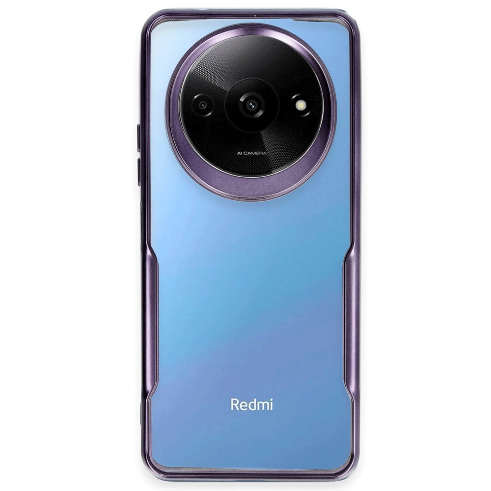 Redmi A3 4G Kılıf Boyi Silikon Kapak - Derin Mor