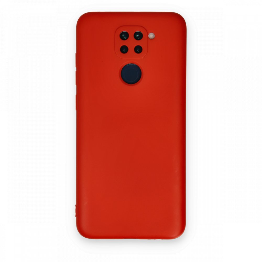 Redmi Note 9 Kılıf Nano içi Kadife Silikon - Kırmızı