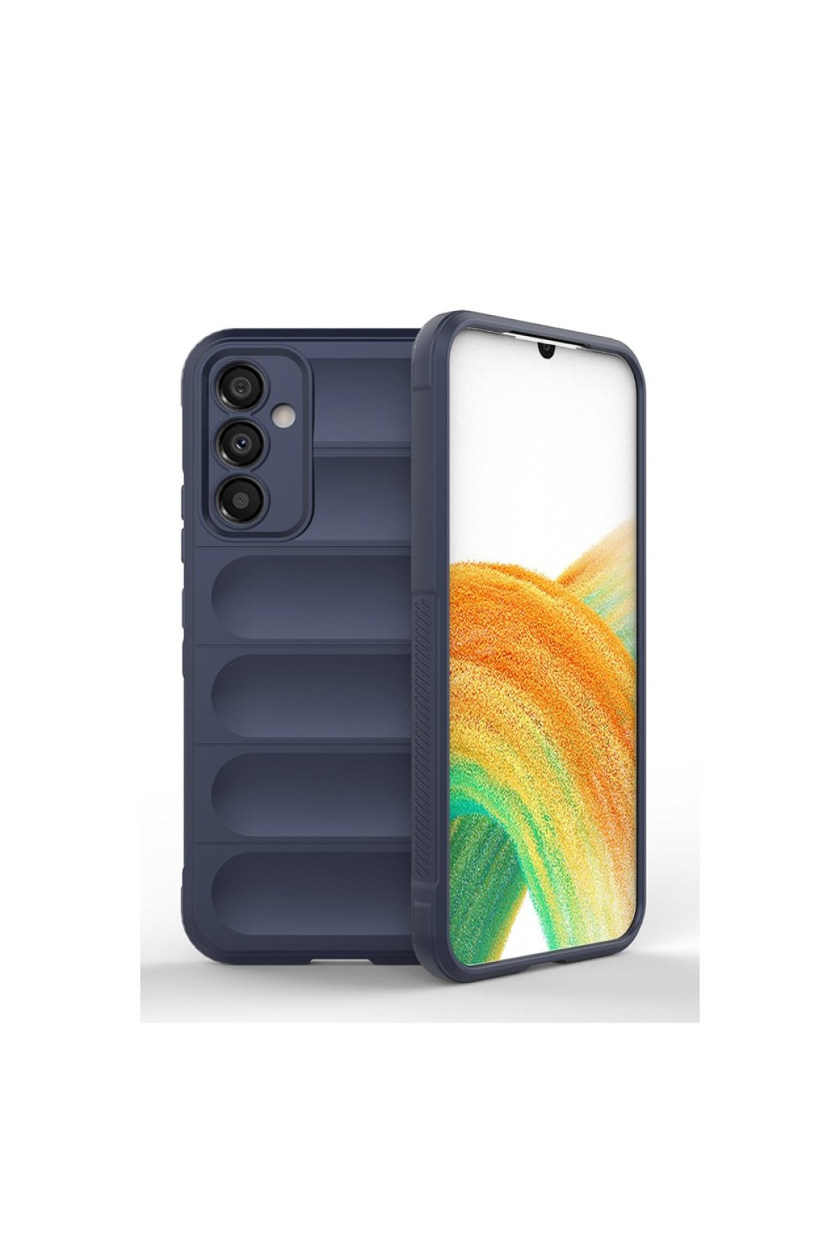  Samsung Galaxy A16 5G Kılıf Optimum Silikon - Lacivert