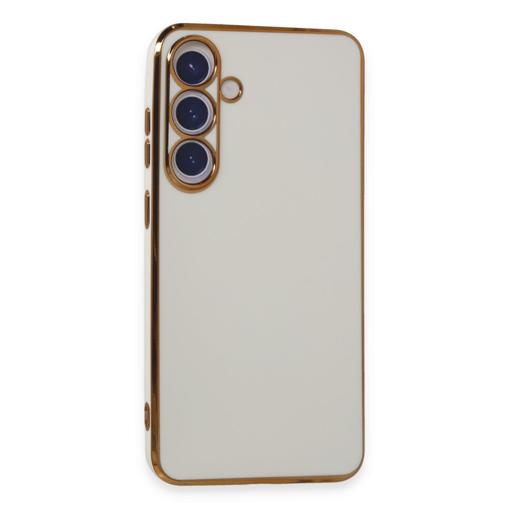  Samsung Galaxy S24 Plus Kılıf Volet Silikon - Beyaz