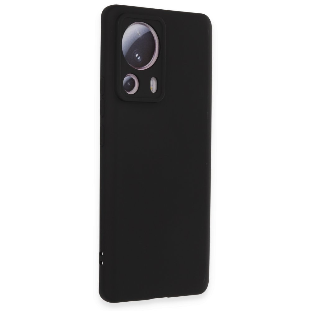 Xiaomi Mi 13 Lite Kılıf Nano içi Kadife Silikon - Siyah Xiaomi Mi 13 Lite Kılıf Nano içi Kadife Silikon - Siyah