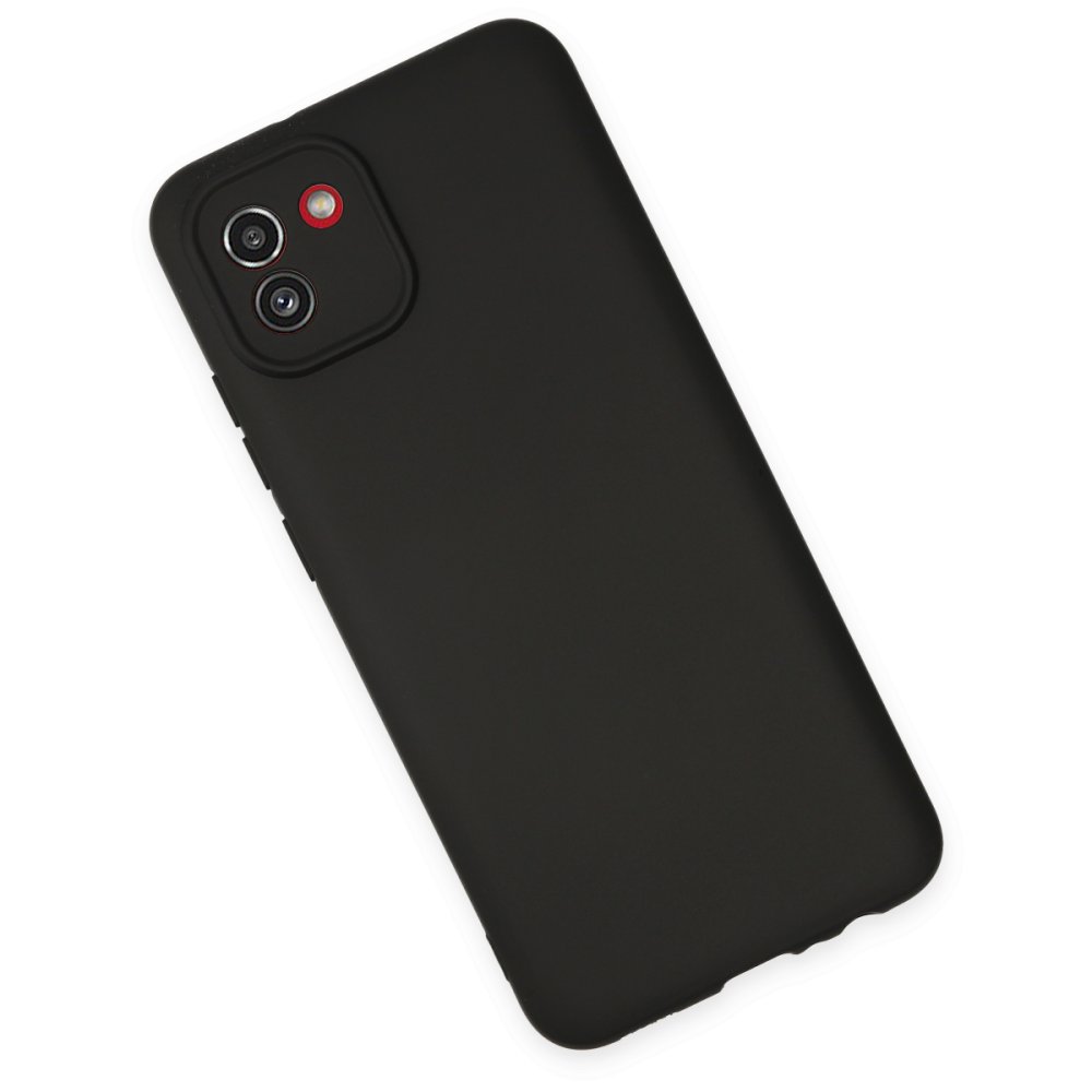  Samsung Galaxy A03 Kılıf First Silikon - Siyah