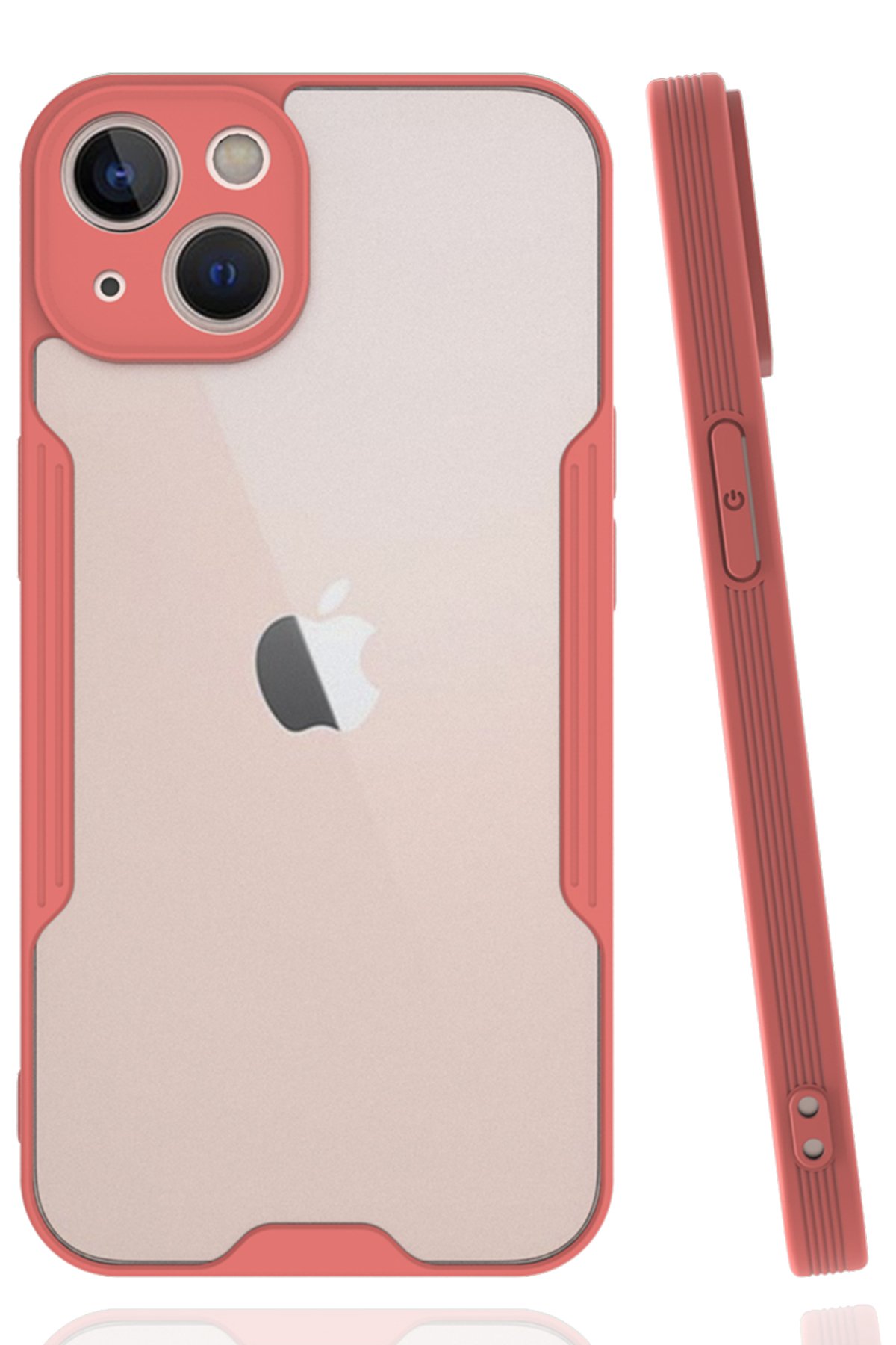 iPhone 14 Kılıf Platin Silikon - Pembe iPhone 14 Kılıf Platin Silikon - Pembe