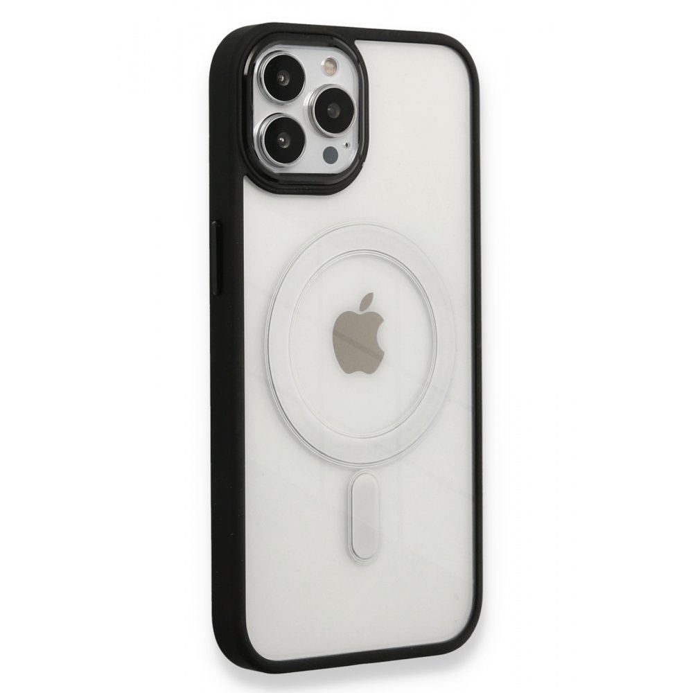  iPhone 13 Pro Kılıf Room Magneticsafe Silikon - Siyah
