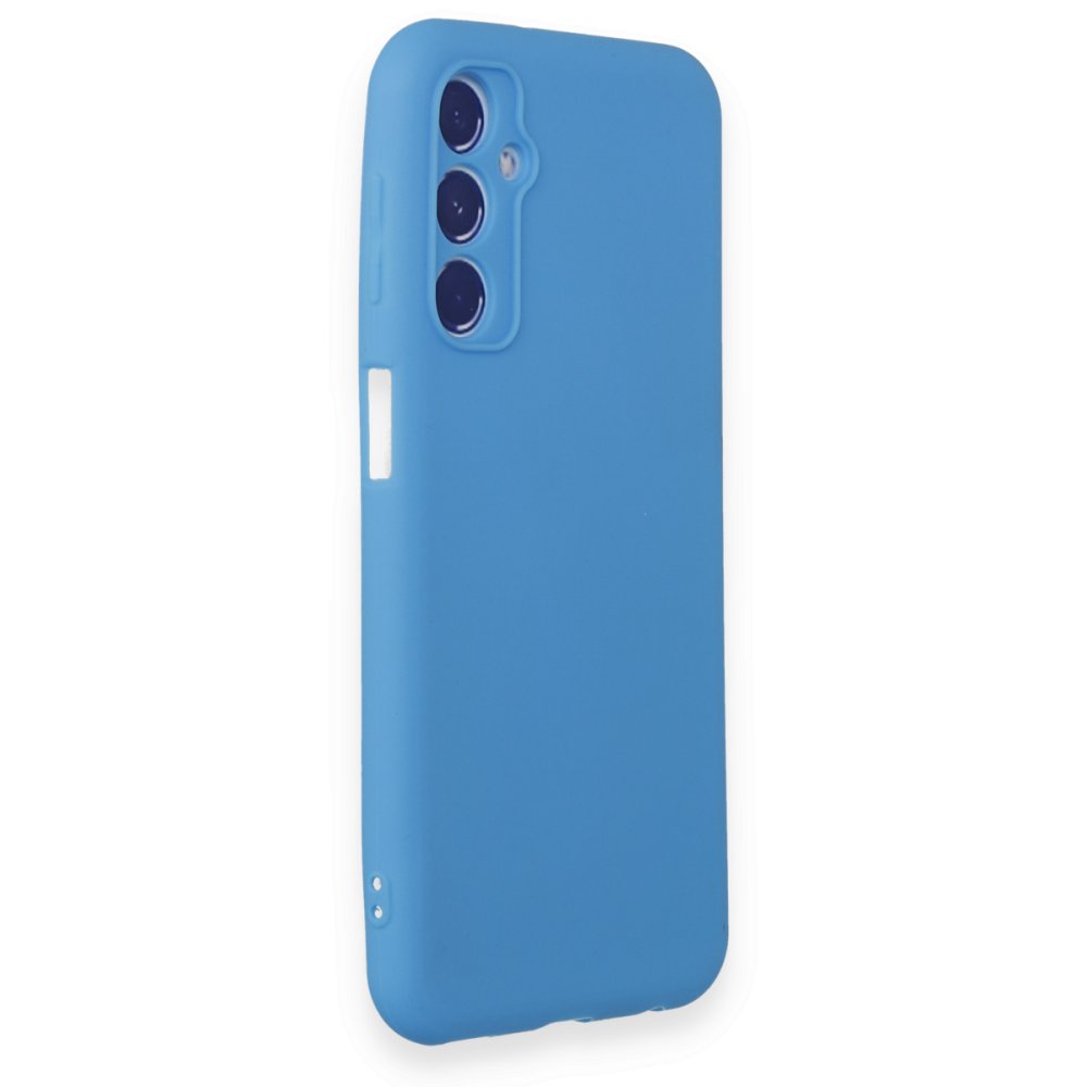  Samsung Galaxy M34 5G Kılıf First Silikon - Mavi