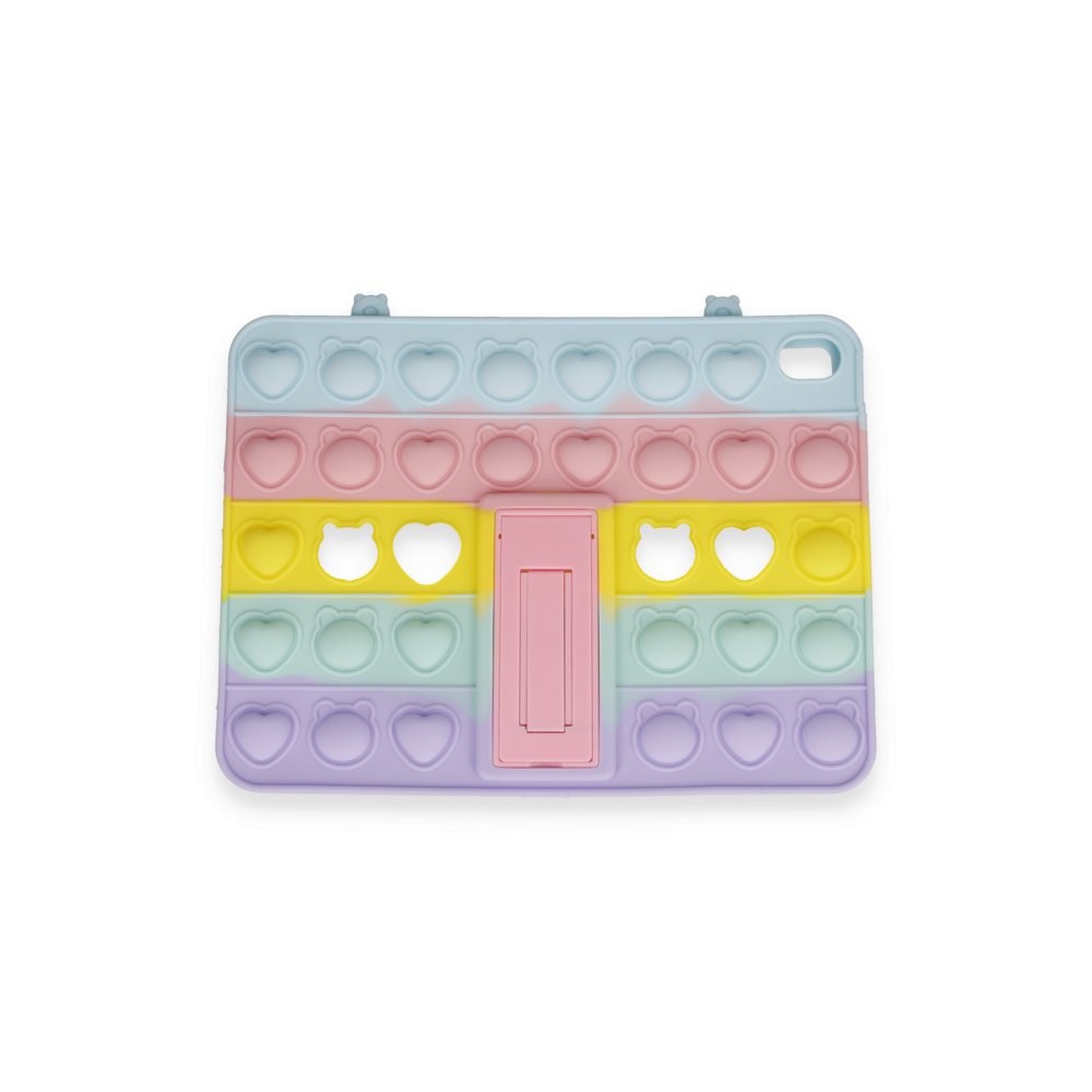  iPad 2022 10.9 (10.nesil) Kılıf Petit Standlı Tablet Silikon - Desen 1