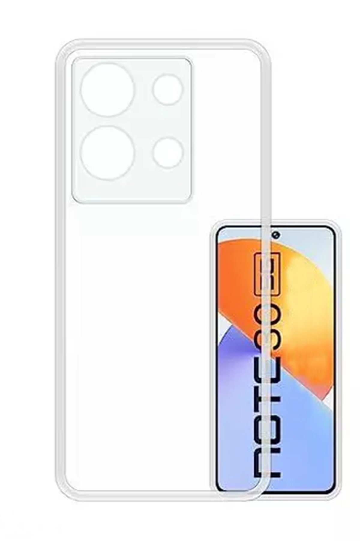 İnfinix Note 30 Kılıf Lüx Şeffaf Silikon İnfinix Note 30 Kılıf Lüx Şeffaf Silikon