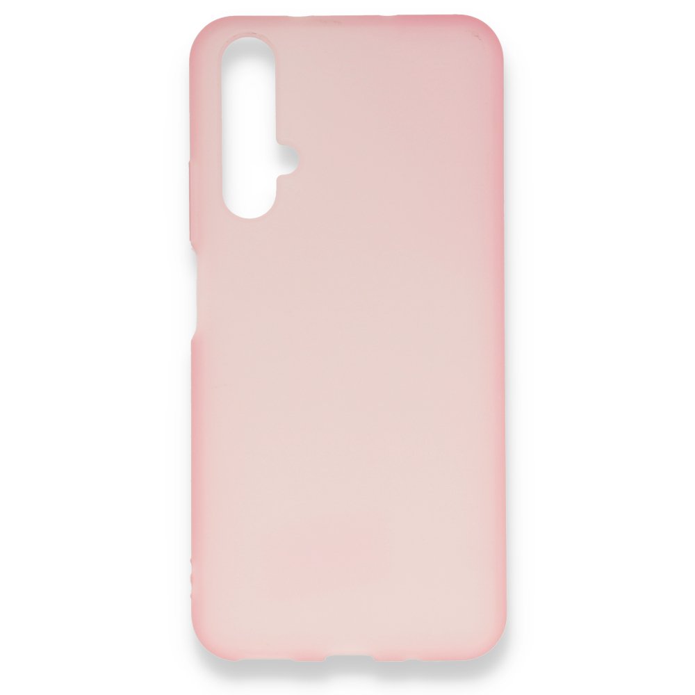 Huawei Nova 5T Kılıf Hopi Silikon - Pembe  Huawei Nova 5T Kılıf Hopi Silikon - Pembe