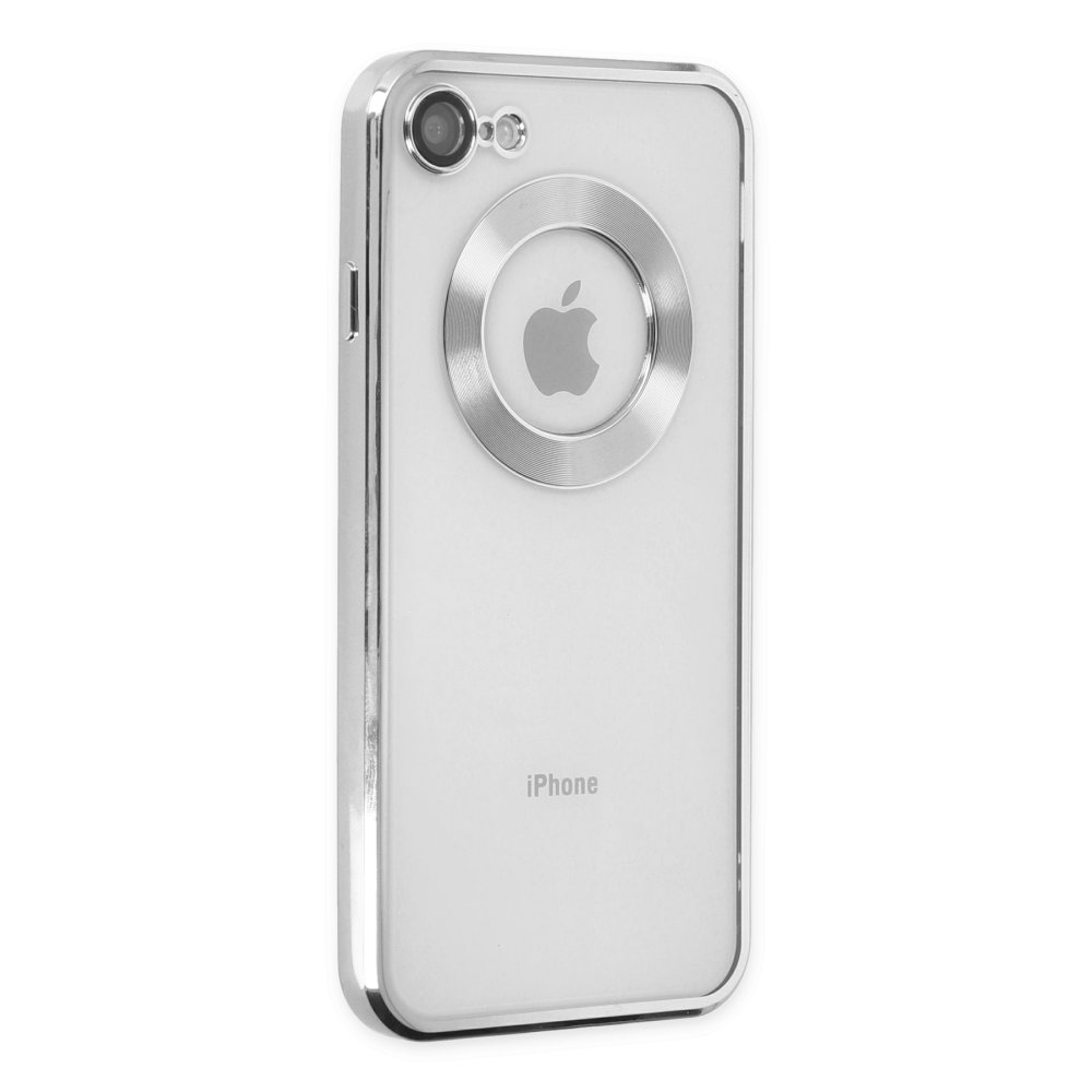 iPhone 8 Kılıf Slot Silikon - Gümüş iPhone 8 Kılıf Slot Silikon - Gümüş