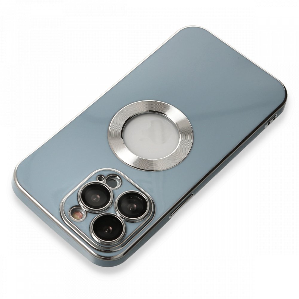  iPhone 13 Pro Max Kılıf Store Silikon - Sierra Blue